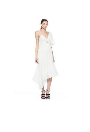 Tallish Untold Desire White Midi dress size M