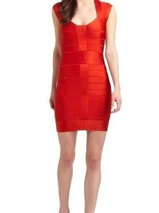 French connection bandage red dress Size 10