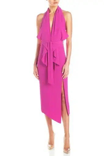 Misha Collection Lorena Dress Fuchsia Pink Size 8