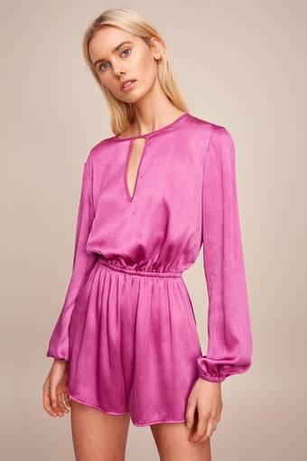 The Fifth Estella LS Jumpsuit- Orchid Pink - Size 8