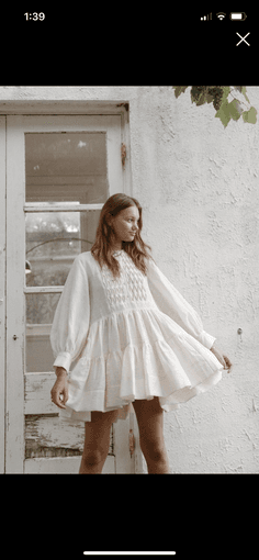 Shona Joy Margaux Linen Tuxedo Dress White Size 10