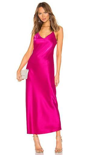 Anine Bing Rosemary Silk-Satin Midi Dress Size M - AUS 10