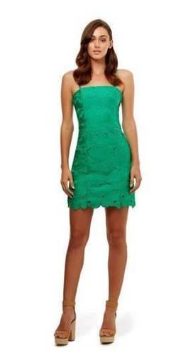 Kookai Lace December Dress Green Size 6