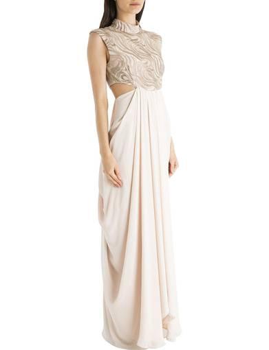 Carla Zampatti Vintage Lace Opera Gown Blush Size 4