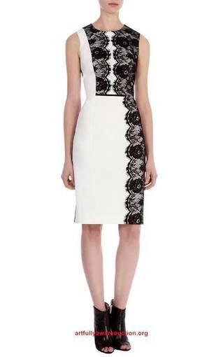 Karen Millen Black and white dress Size 6