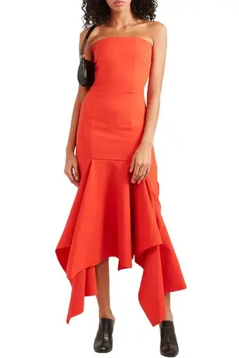 Solace London Veronique Dress Papaya Size 6
