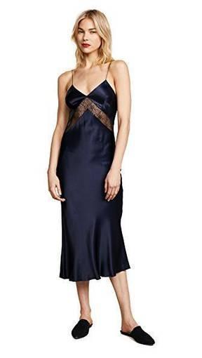 Bec & Bridge Blue Lace Insert Cami Midi Je Suis Sexy Dress Size 10