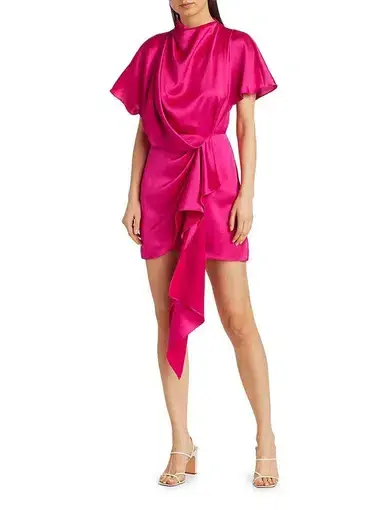Acler Lochner Dress Fuchsia Pink Size 10