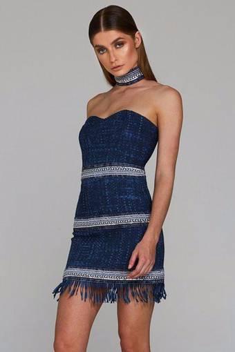 Eliya The Label Marina Dress Blue Size XS