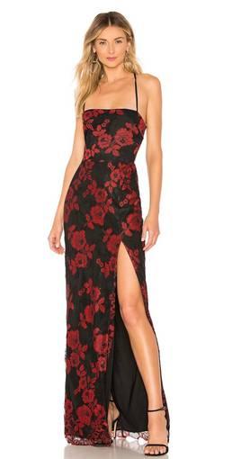 X by NBD Turner Gown Print Size 6