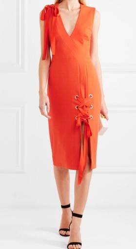 Rebecca Vallance Martinique Dress Orange Size 4