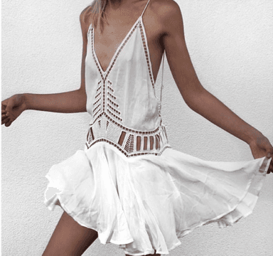 Magali Pascal Ivy Dress White Size 8