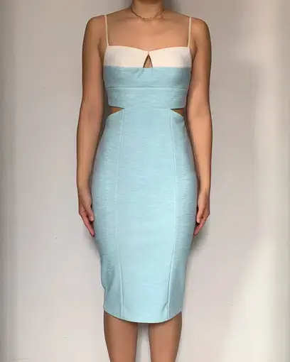 Sheike Hide & Seek Dress Blue Size 6