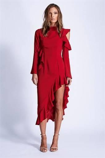 Maurie and Eve Sabine Dress Red size 10