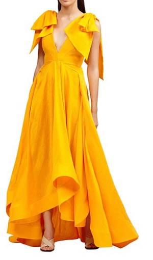 Acler Bargo Dress Yellow Size 8