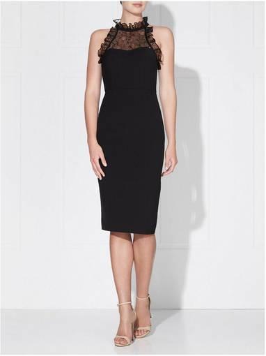 LOVE HONOR Paulina Black Dress Size 10
