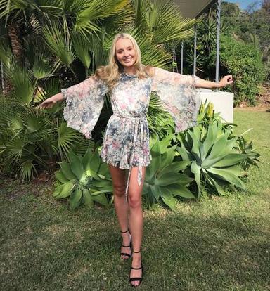 ZIMMERMANN | Cavalier Grey Floral Playsuit | Size 0 - AUS 6 to 8 | SOLD OUT 