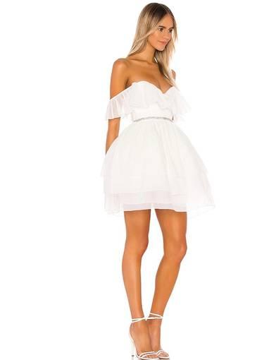 X by NBD Benae Mini Dress white size 6