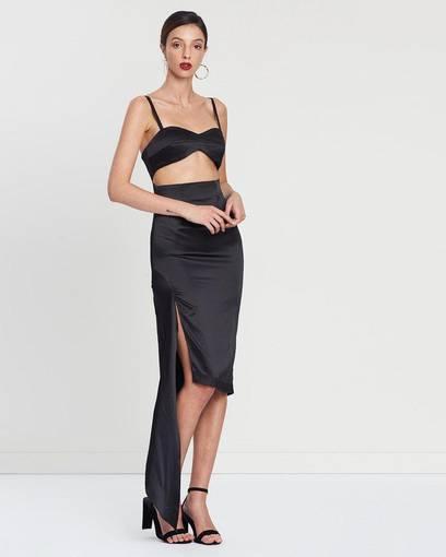 Lexi Piper Dress | Size 6 | Black 