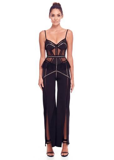 Eliya the Label - Capri Black Pantsuit size 6