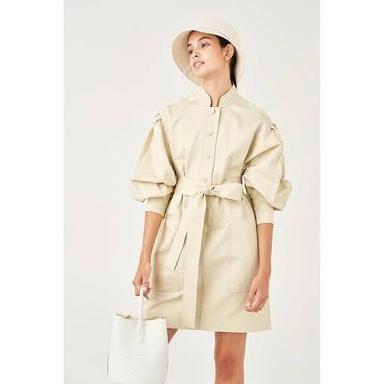  Cotton-Linen Full Sleeve Tunic Dress Size 8