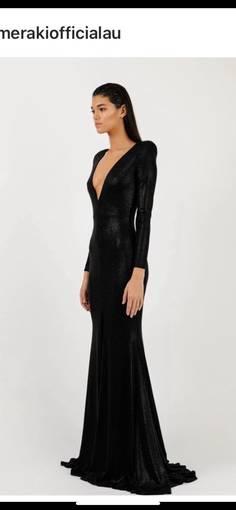 Meraki Black Formal Dress