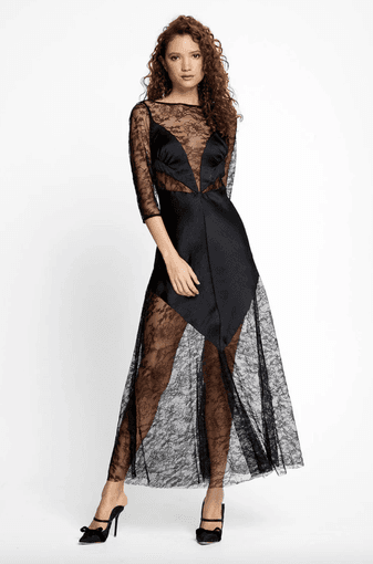 Alice McCall Black Beauty Midi Dress Black Size 8 