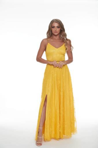 PRINCELY L'ete Gown Yellow Size 8