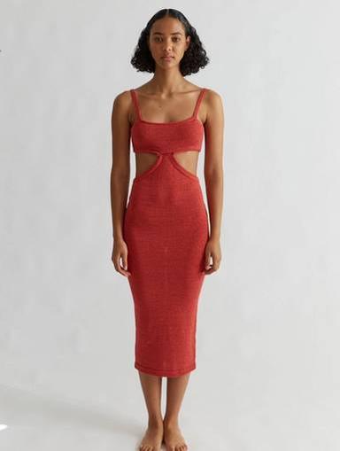 Henne Inneke Dress Red Size 6