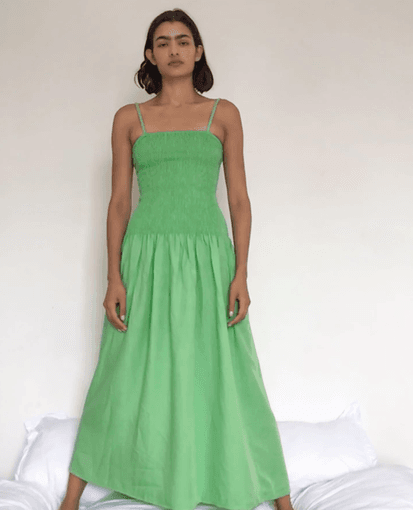 Paloma Wool Benidorm Dress Green Size 10 