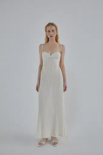 Loeil Isalo Maxi Dress White Size S