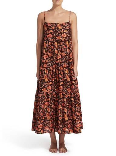 Matteau Tiered Sundress in floral print