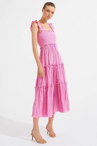 Steele Everley Dress Pink Size 10