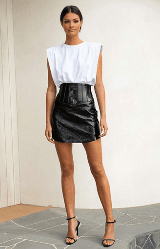 Misha Collection Lorene Skirt Black Size 4