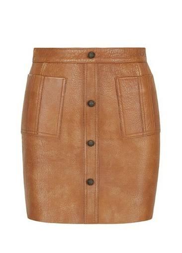 AJE Shrimpton brown mini skirt 