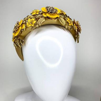 Halo & Rose Impromptu Princess headband yellow