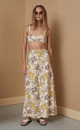 Bec & Bridge Clara Bodice & Maxi Skirt Print Size 8