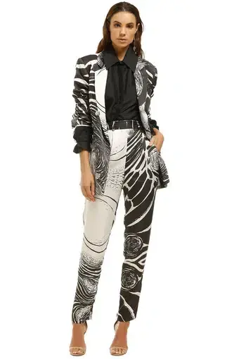 Aje Starry Night Jacket and Pants Set Print Size 8 and 6 