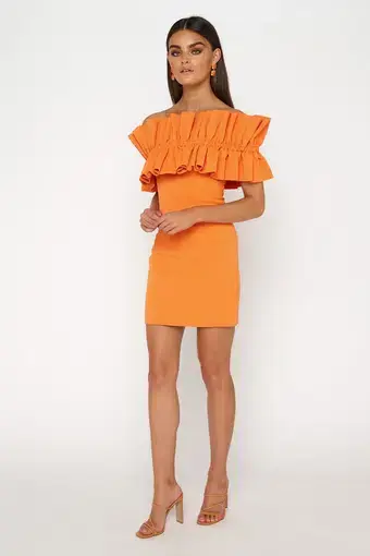 Mossman The Curious Mini Dress Orange Size 12