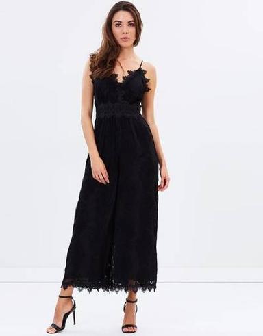 Ministry of Style Valley Jumpsuit Black Size 8 