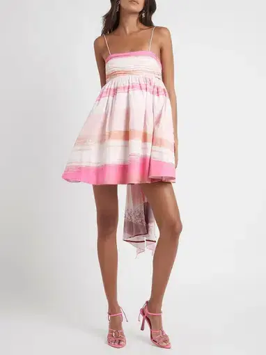 Aje Kasbah Sunset Dress Print Size 12