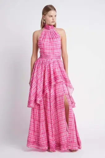Aje Bungalow Sienna Dress Pink Size 6