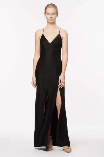 Manning Cartell Facetime Slip Midi Dress Black Size 4