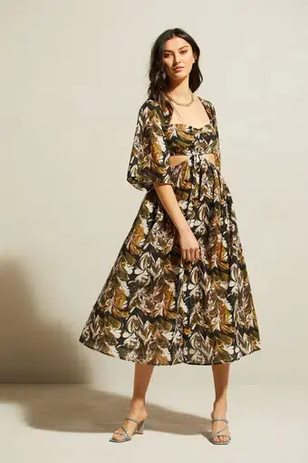 Kinga Csilla Rec Club Marble Lizzie Dress Print 