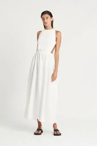 Sir the Label Vivienne Maxi Dress Ivory Size 6