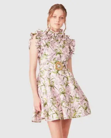 Torannce Sedgwick Mini Dress Floral
