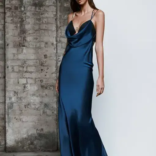Lexi Zarni Dress Cerulean Blue Size 8