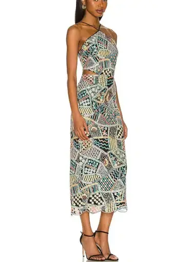 Elliatt Mauritius Midi Dress in Sequin/Multi

Size 8