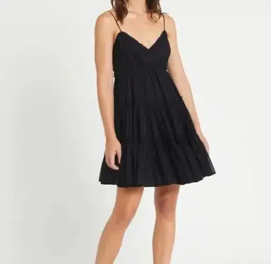 Aje The Melrose Dress Black Size 6