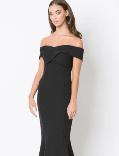 George Jacinta Black Gown size 8